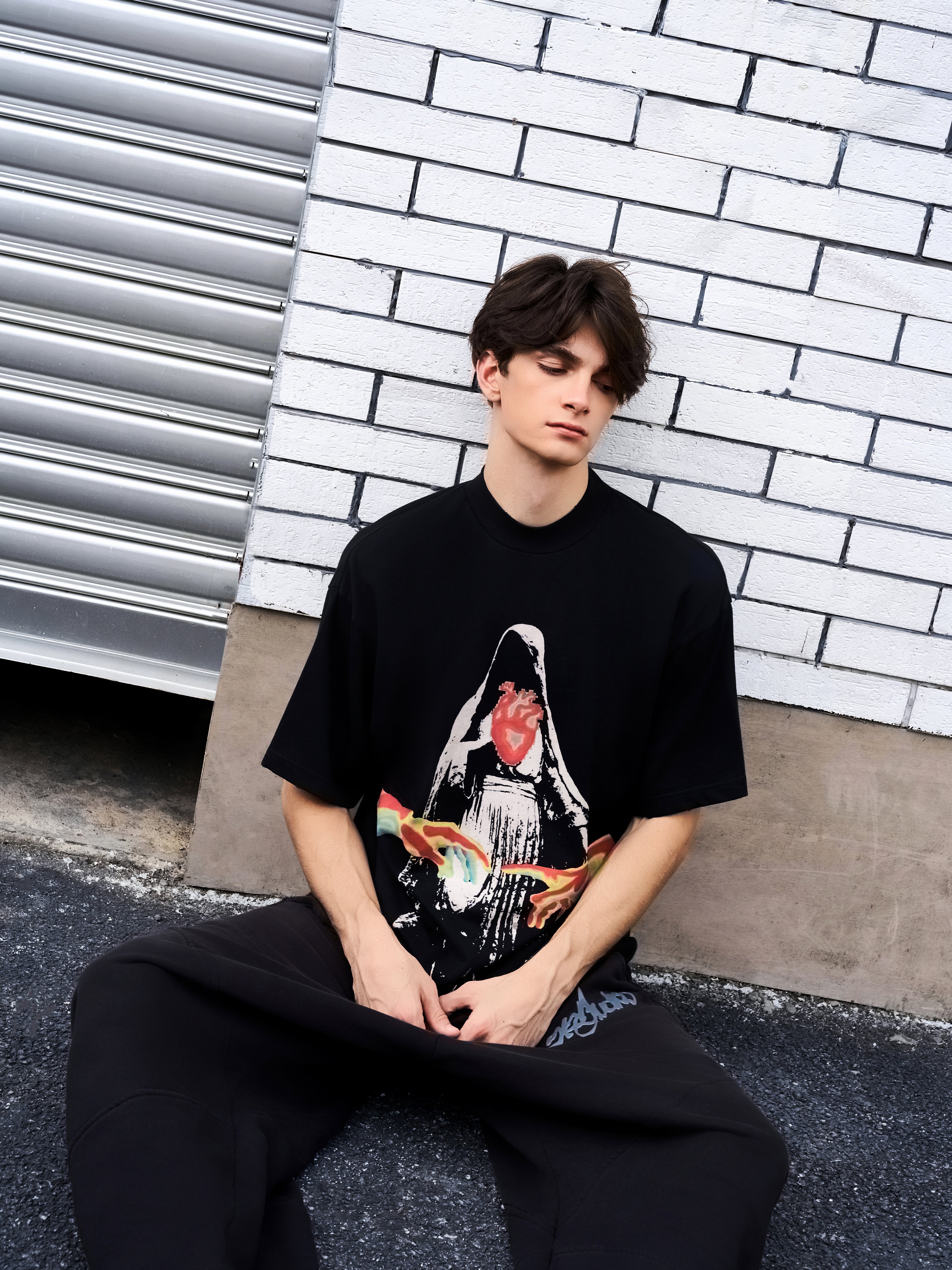 Rockin' the Streets with the snakepit Flame Tee