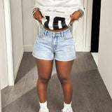 Women'S High-Waisted Casual Summer Ultra-Short Shorts