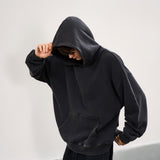 Men's Oversized Vintage Black Hoodie
