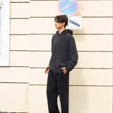 Men's Oversized Vintage Black Hoodie