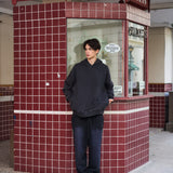 Men's Oversized Potassium Spray Black Sweatpants