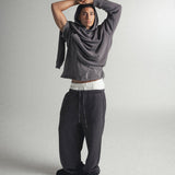 Vintage grey hoodie