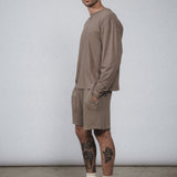 VINTAGE BROWN LS TEE