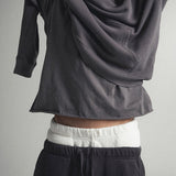 Oversized Vintage Grey Cotton T-shirt