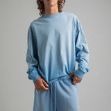 SUN FADED BABY BLUE LS TEE