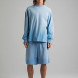 SUN FADED BABY BLUE LS TEE