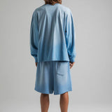 SUN FADED BABY BLUE LS TEE