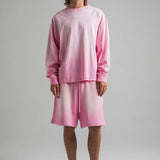 SUN FADED PINK LS TEE