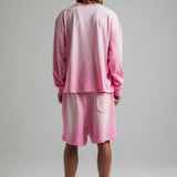 SUN FADED PINK LS TEE