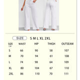 Women's High-Waisted White Wide-Leg Jeans