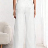 Women Essnce Wide-Leg Jeans, Casual And Chic, Suitable for Daily Wear